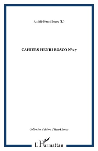 Cahiers Henri Bosco N° 27