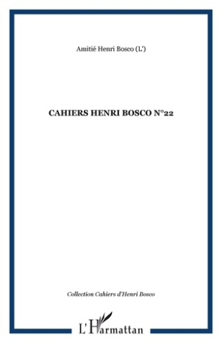 Cahiers Henri Bosco N° 22