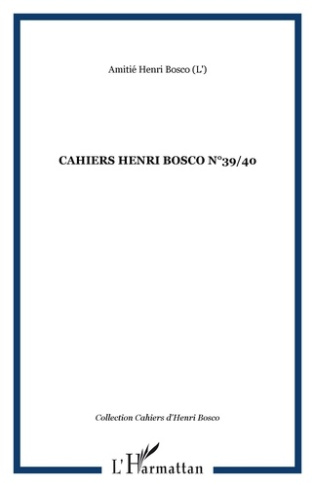 Cahiers Henri Bosco N° 39/40