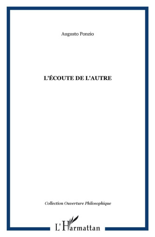 L'écoute de l'autre