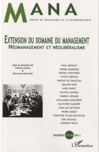 Mana N° 17-18, 2011 : Extension du domaine du management