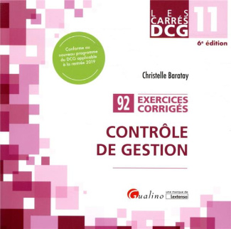 Contrôle de gestion - 92 exercices corrigés