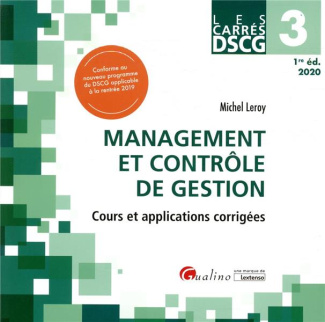 Management et contrôle de gestion - Cours et applications corrigées