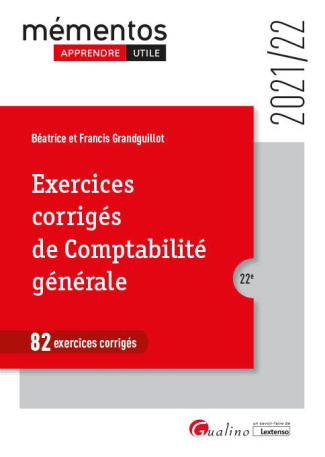 Exercices corrigés de comptabilité générale 2021 2022