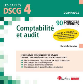 Comptabilité et audit 2024/2025 90 exercices corrigés