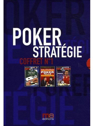 Poker stratégie. Coffret n°1 en 3 volumes : Tome 1, Poker tells ; Tome 2, Les secrets du cash game ;