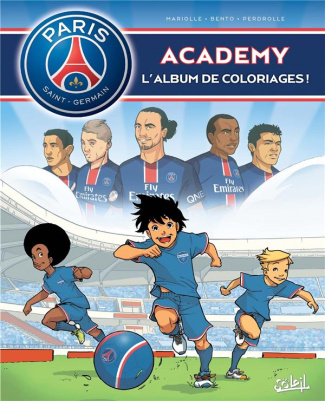 PSG Academy - L'album de coloriage. Avec des autocollants