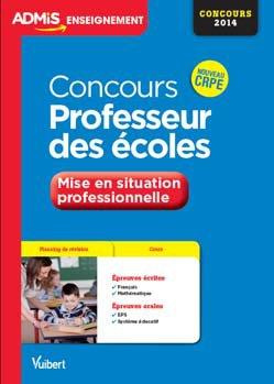 Concours professeur des écoles. Mise en situation professionnelle