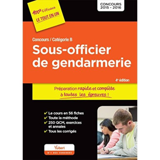 Sous-officier de gendarmerie. Concours Catégorie B, 4e édition