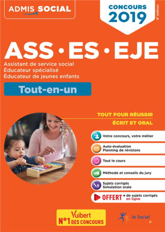 Concours ASS, ES, EJE Assistant de service social, Educateur spécialisé, Educateur de jeunes enfants