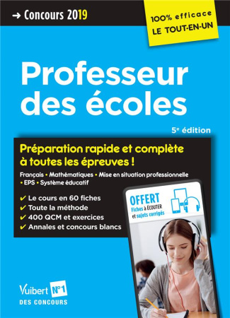Concours Professeur des écoles. Edition 2019