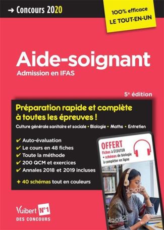 Concours Aide-soignant. Admission en IFAS, Edition 2020-2021