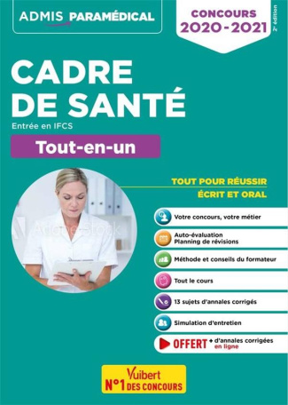 Concours cadre de santé - Entrée en IFCS. Tout-en-un, Edition 2020-2021