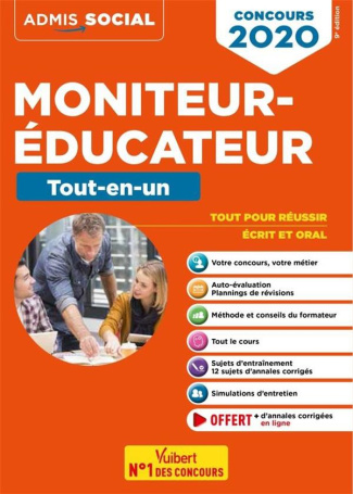Concours Moniteur-Educateur. Tout-en-un, Edition 2020