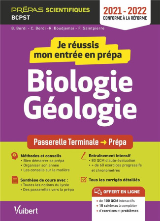 Je réussis mon entrée en prépa biologie-géologie. BCPST, Edition 2021-2022