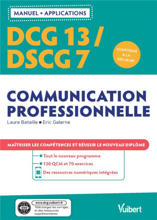 DCG 13 Communication professionnelle - DSCG 7 Mémoire professionnel