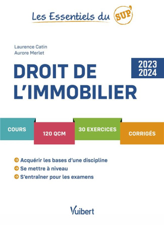 Droit de l’immobilier. Edition 2023-2024