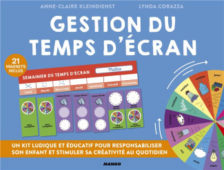 Gestion du temps d'écran. Kit ludique et éducatif pour responsabiliser son enfant et stmiluler sa cr