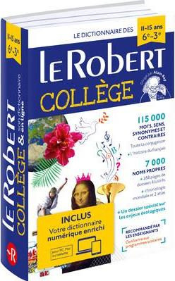 Le Robert collège. Avec carte numérique, Edition 2021