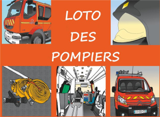 Le loto des pompiers. Jeu de société à découper