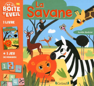 La savane. Avec un livre et 28 dominos