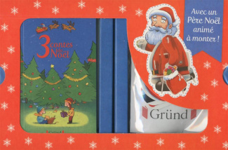 Mon coffret de Noël. 3 merveilleux contes de Noël avec un Père Noël animé à monter !