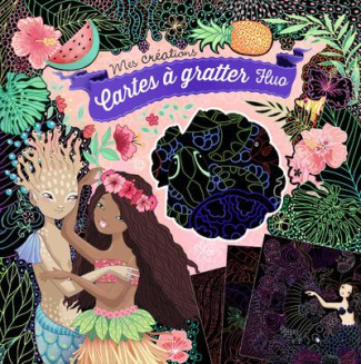 POCHETTE CARTES A GRATTER FLUO