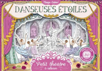 Danseuses étoiles. Petit théâtre à colorier