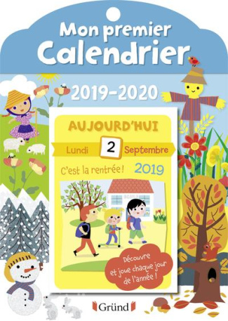 Mon premier calendrier. Edition 2019-2020