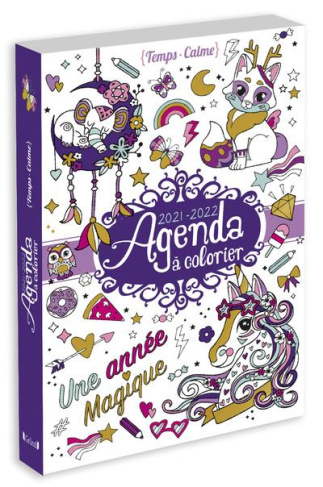 Agenda à colorier. Edition 2021-2022