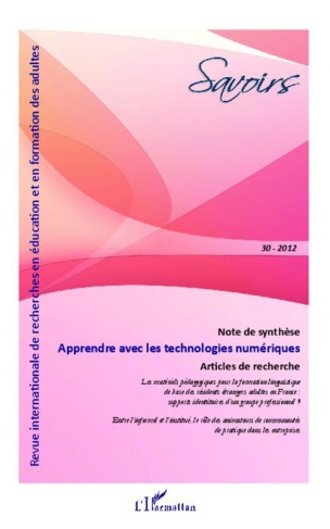 Savoirs N° 30/2012 : Apprendre avec les technologies numériques