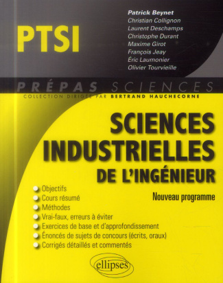 Sciences industrielles de l'ingénieur PTSI
