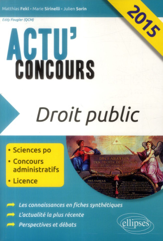 Droit public. Edition 2015