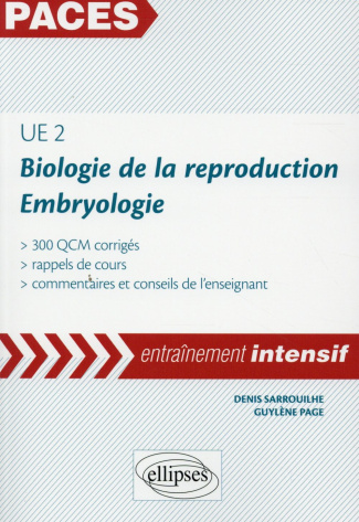 Biologie de la reproduction, embryologie UE 2
