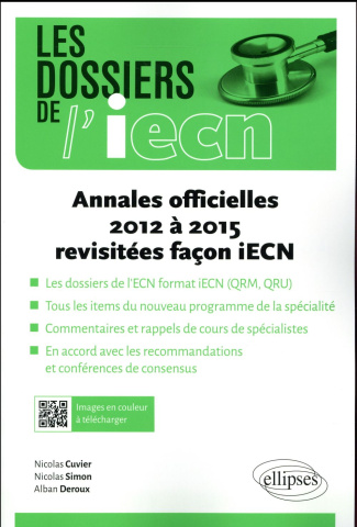 Annales officielles 2012 à 2015 revisitées façon IECN