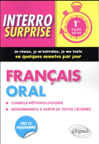 Français oral 1res toutes séries