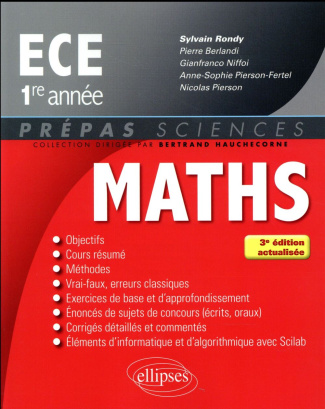 Mathématiques ECE 1re année. 3e édition
