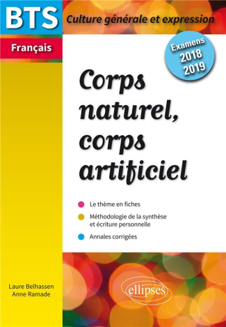 BTS français Corps naturel, corps artificiel. Edition 2018-2019