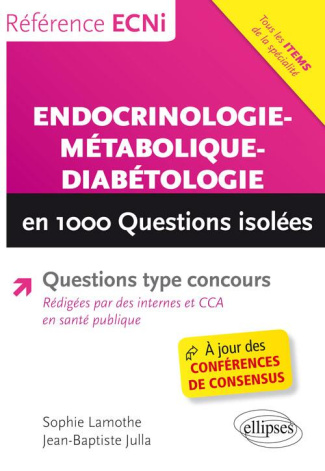 Endocrinologie-métabolique-diabétologie en 1000 questions isolées