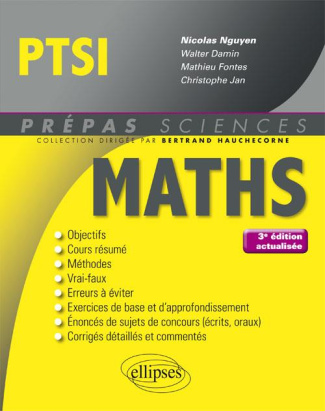 Mathématiques PTSI. 3e édition