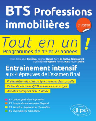 BTS professions immobilières. 3e édition