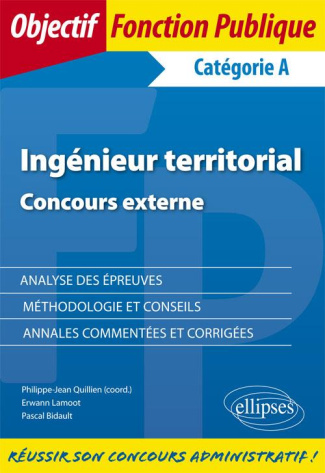 Ingénieur territorial. Concours externe