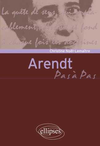 Arendt pas à pas