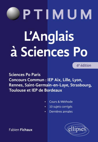 L'anglais à Sciences Po. 6e édition