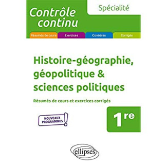 Histoire-géographie, géopolitique & sciences politiques 1re spécialité