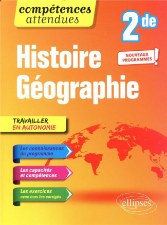 Histoire géographie 2de. Edition 2019