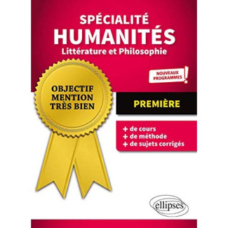 Spécialité humanités, littérature et philosophie 1re. Edition 2019