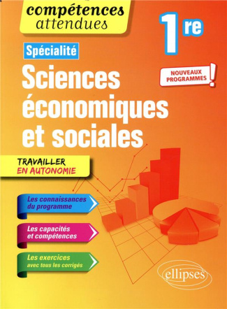 Spécialité sciences économiques et sociales 1re. Edition 2019