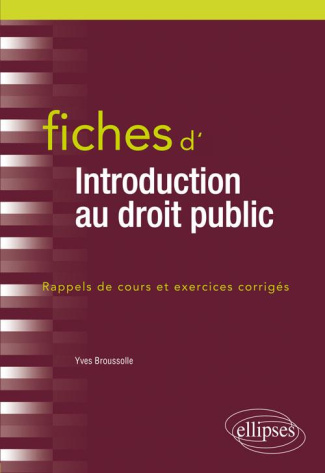 Fiches d'introduction au droit public