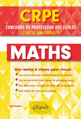 Les maths pour le concours de professeur des écoles